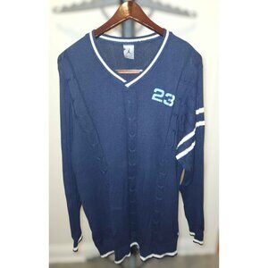 Vintage Nike Air Jordan V-neck knit sweater